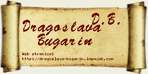 Dragoslava Bugarin vizit kartica